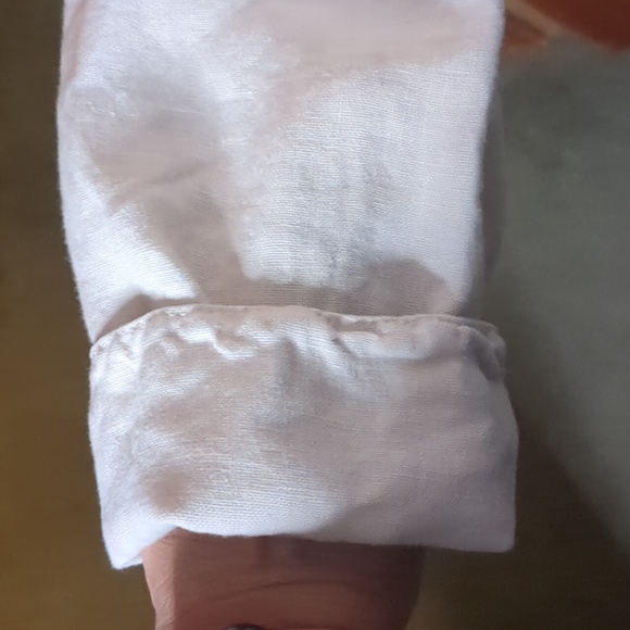 VELVET* By Graham & Spencer, Brielle linen button front long sleeve jacket XL - Picture 3 of 16